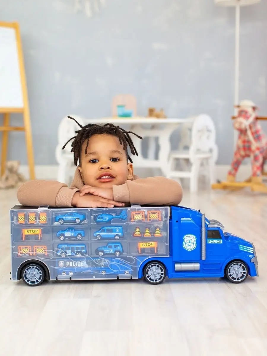 Автовоз Givito Полицейский участок G205-006 - фото 1