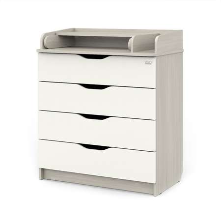 Пеленальный комод aton baby furniture Комод Сириус-2 Loft шимо светлый-белый