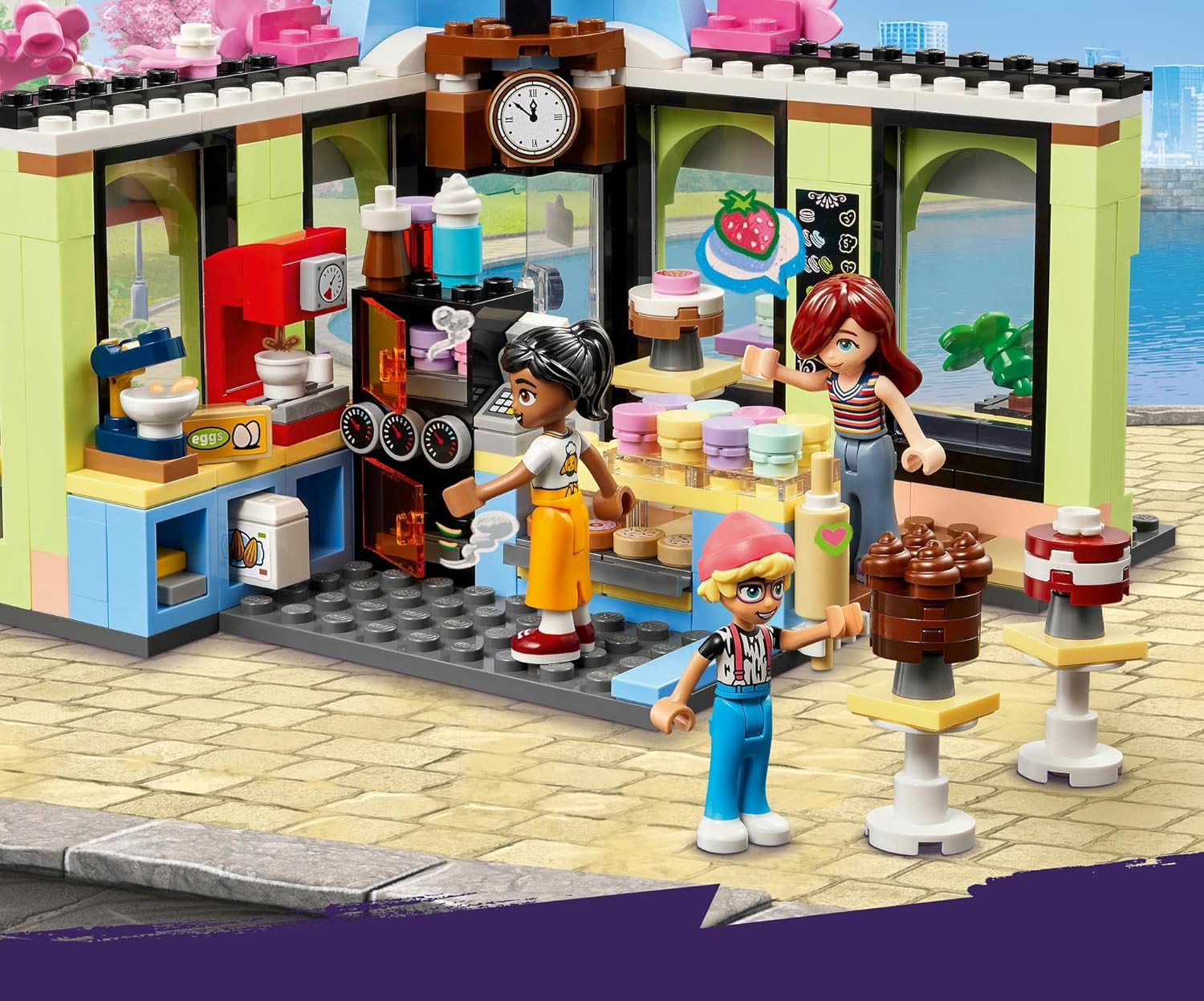 Конструктор LEGO Friends Кафе Хартлейк Сити 426 дет. - фото 6