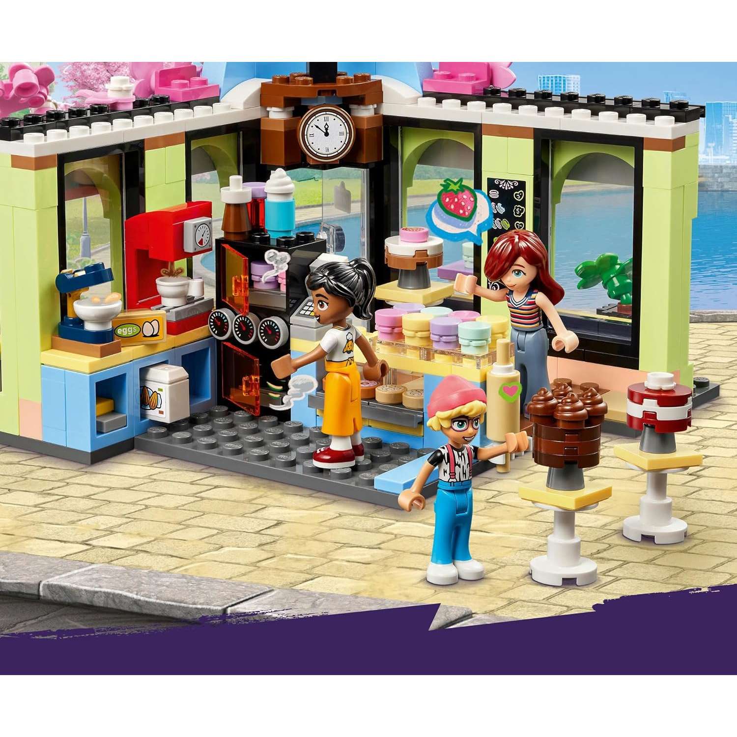 Конструктор LEGO Friends Кафе Хартлейк Сити 426 дет. - фото 6