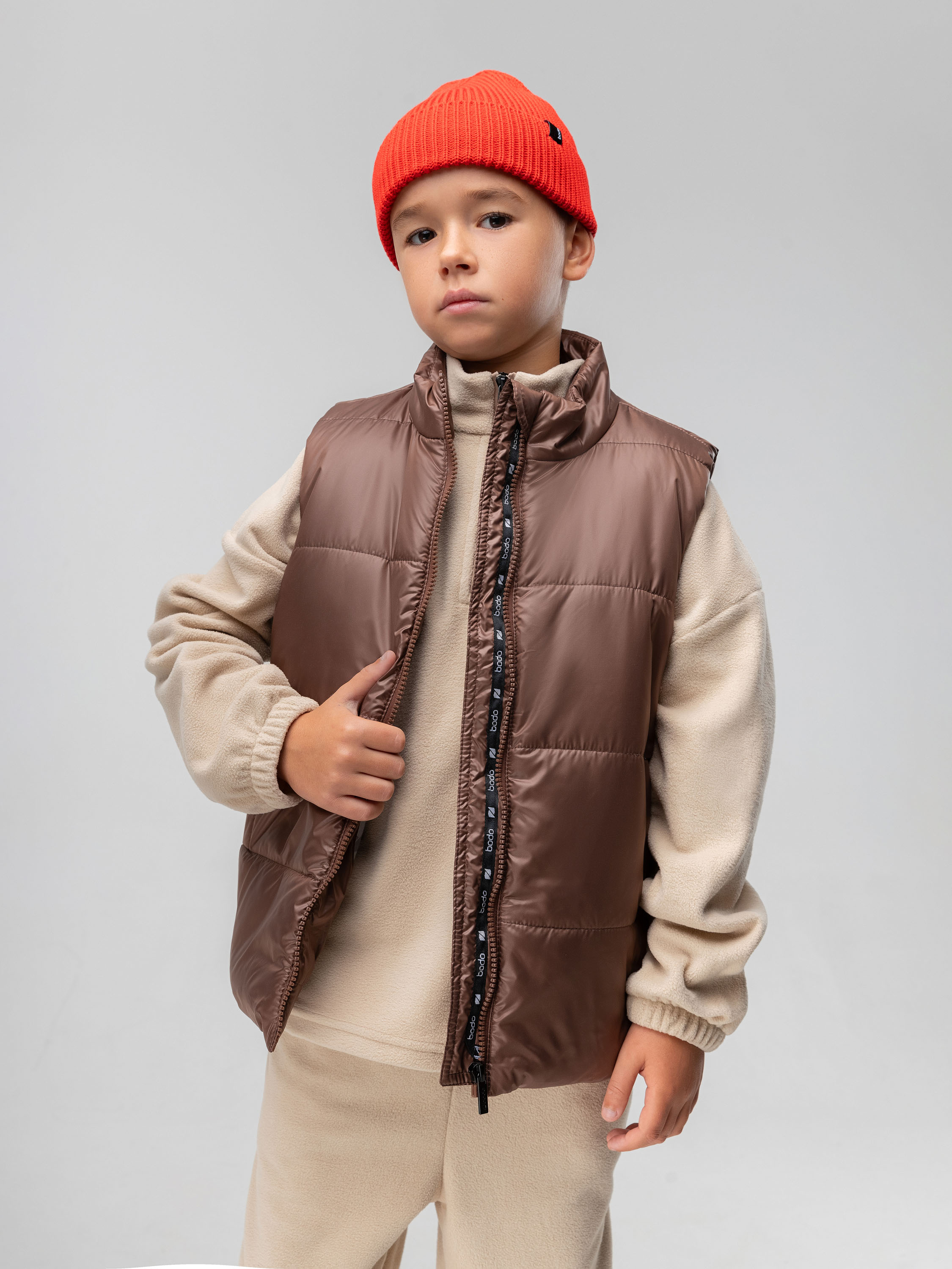 Жилет Bodo 41-10МU_коричневый - фото 1