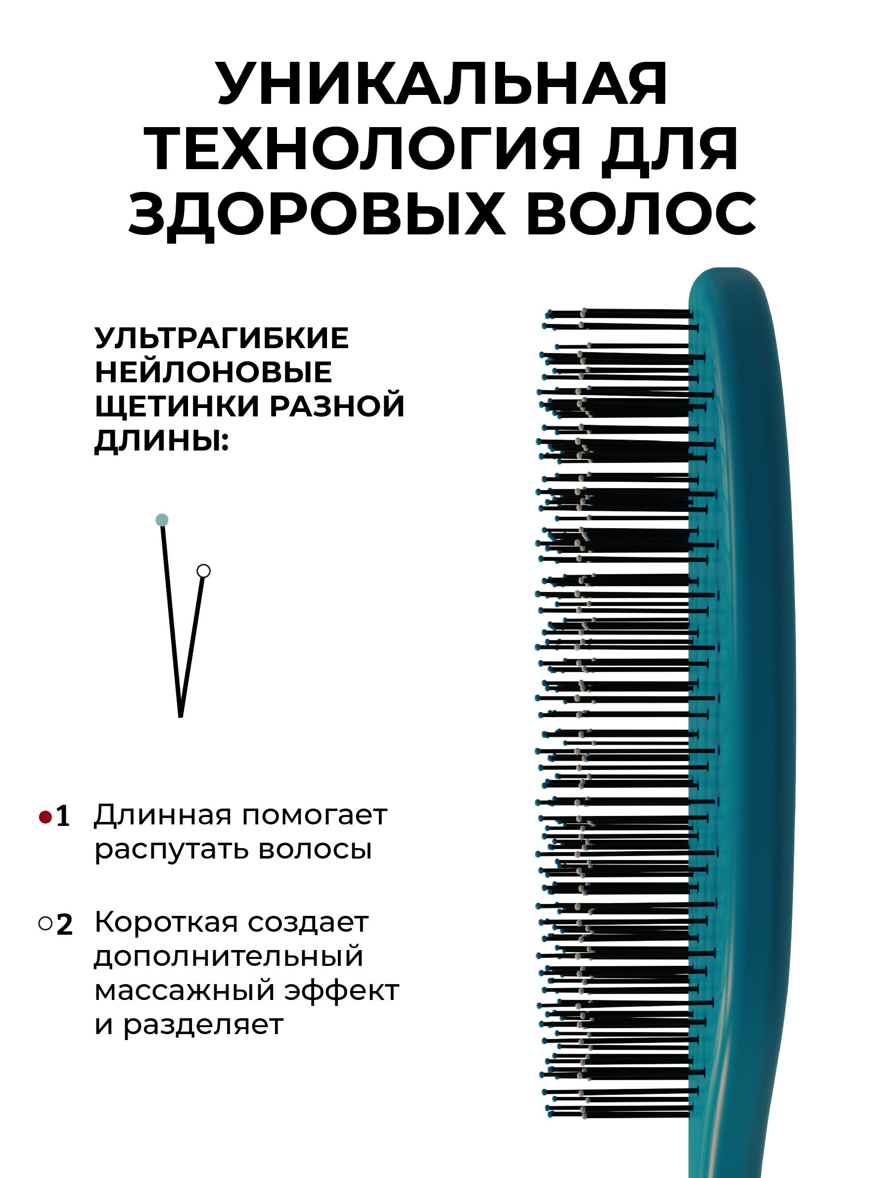 Массажная расческа I LOVE MY HAIR - фото 2