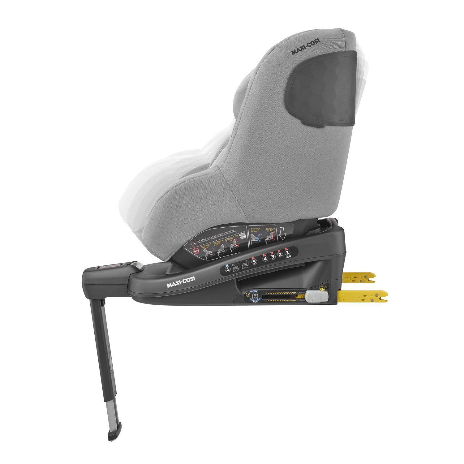 Автокресло Maxi-Cosi Isofix 0+/1/2 (0-25 кг) серый - фото 8
