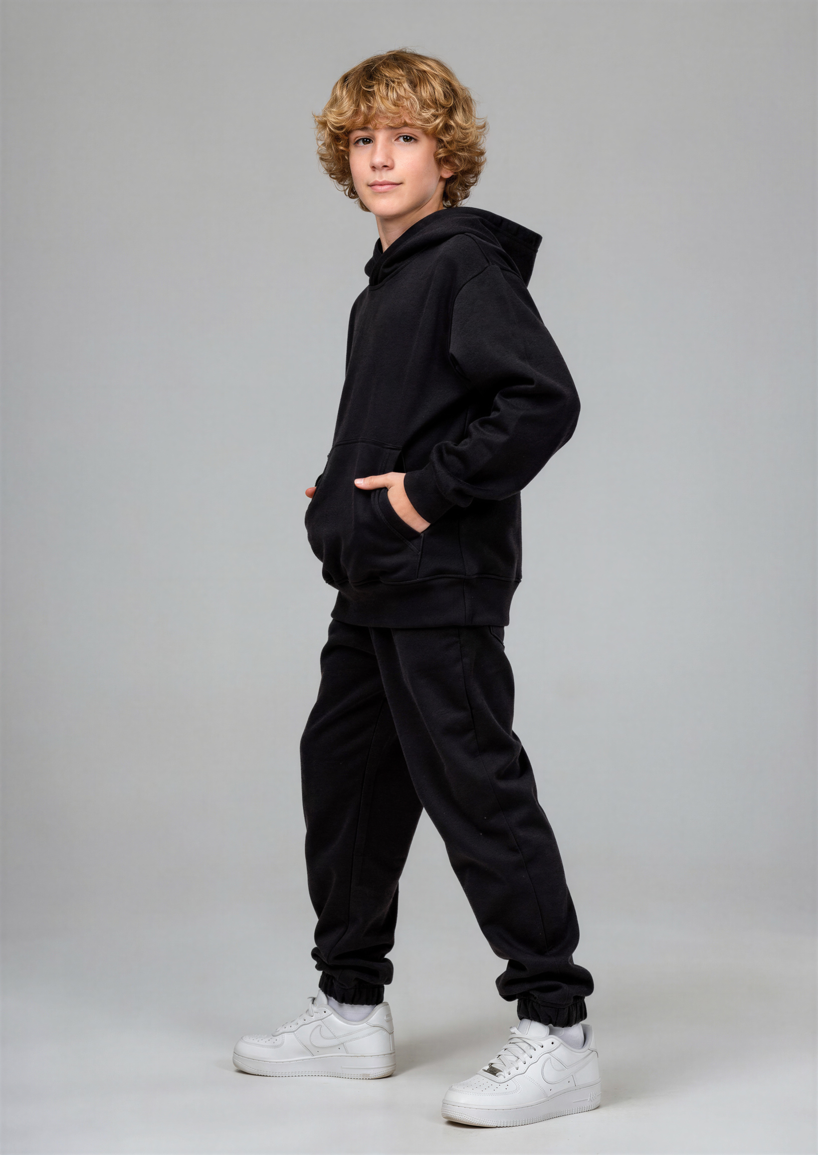 Костюм KiMMi co К-14087043г(ш) черный - фото 1