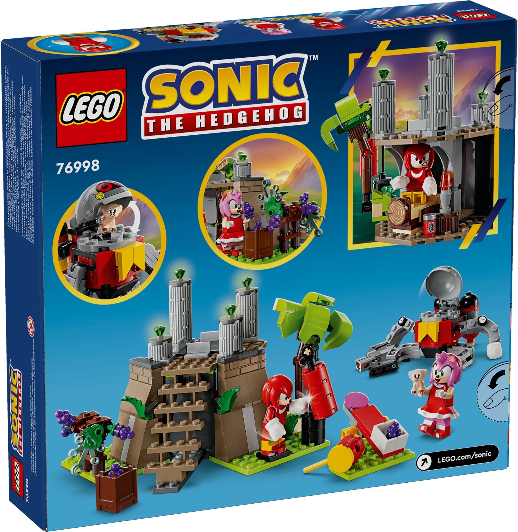 Изображение товара Конструктор LEGO Sonic the Hedgehog 76998 Наклз и Изумрудный храм 600 деталей