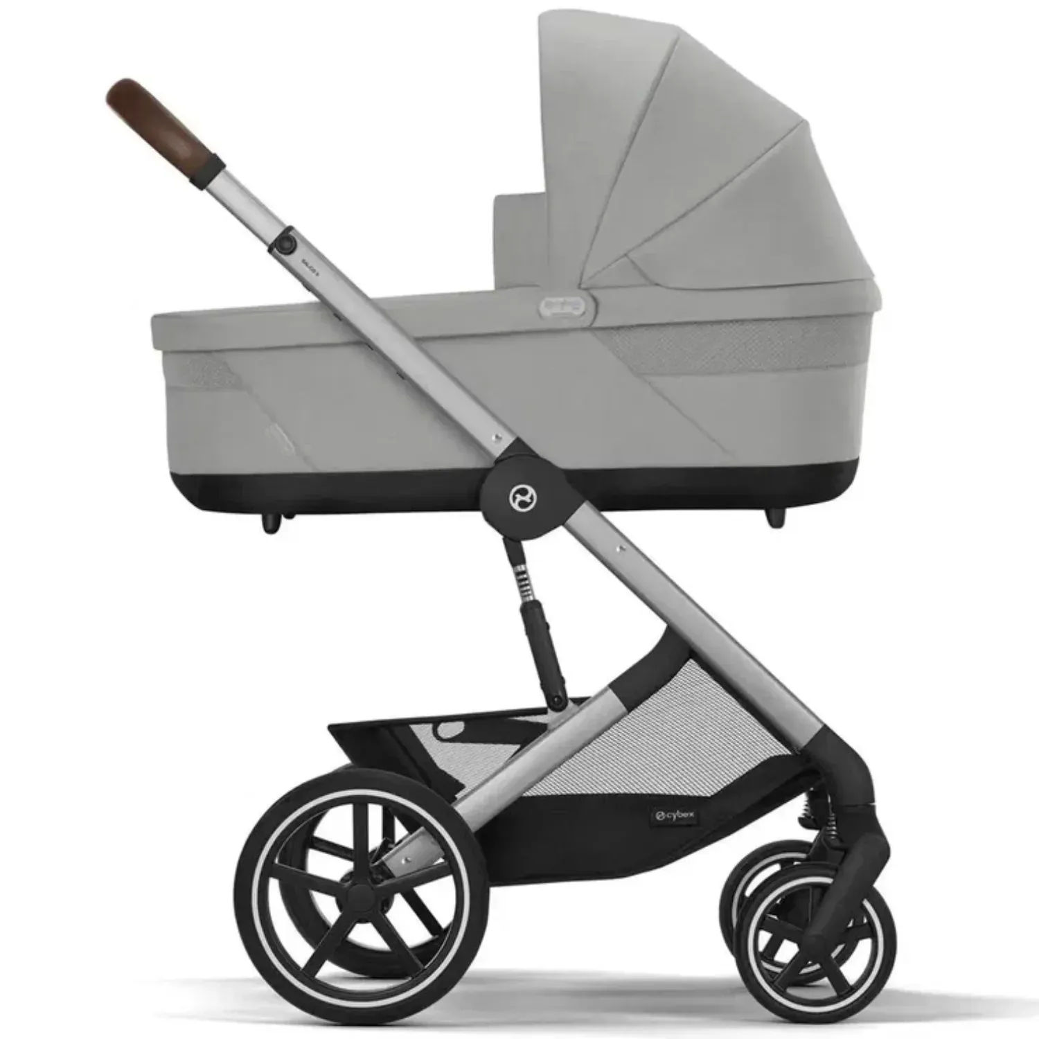 Коляска 2в1 Cybex Balios S Lux SLV серый - фото 5