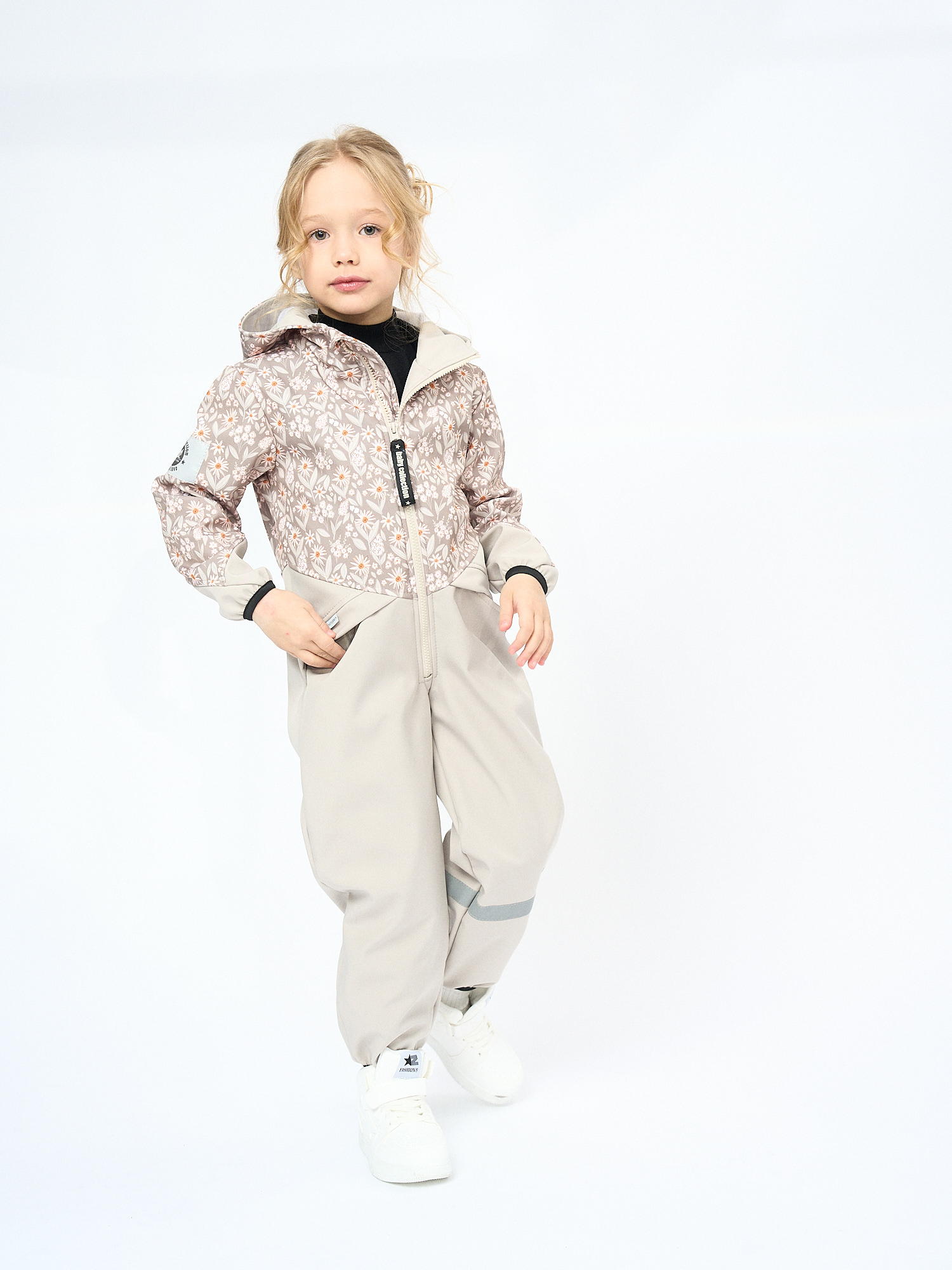 Комбинезон Minilik КОМБЕЗ.Софт.Ромашки - фото 1