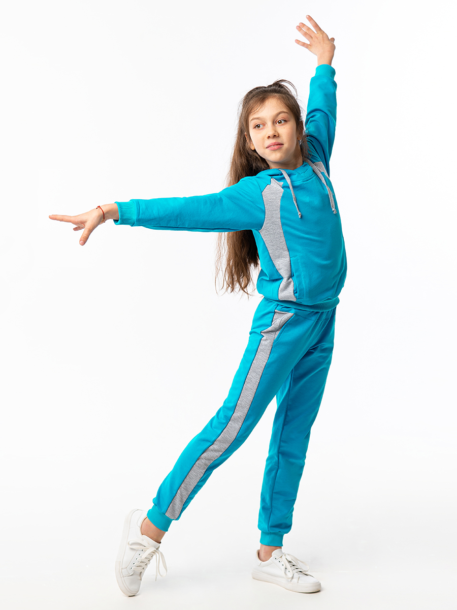 Спортивный костюм RODOS М-203/Бирюзовый_меланж - фото 4