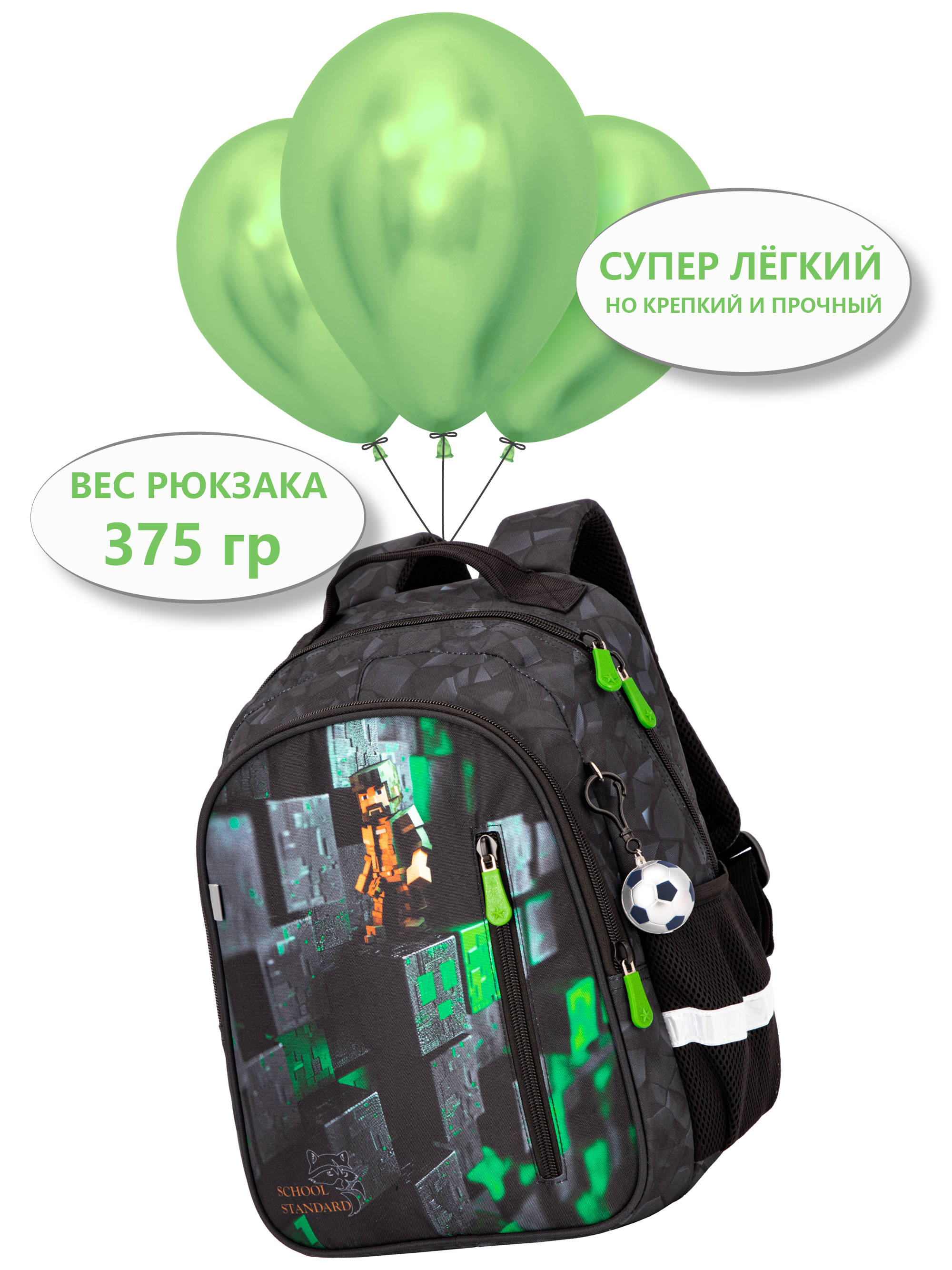 Рюкзак School Standard первокласснику набор 4 в 1 - фото 9