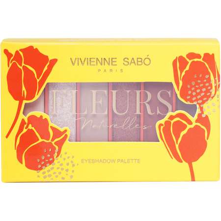 Тени Vivienne Sabo Fleurs naturelles для век палетка тон 02