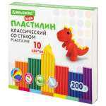 Пластилин Brauberg 10 цв.