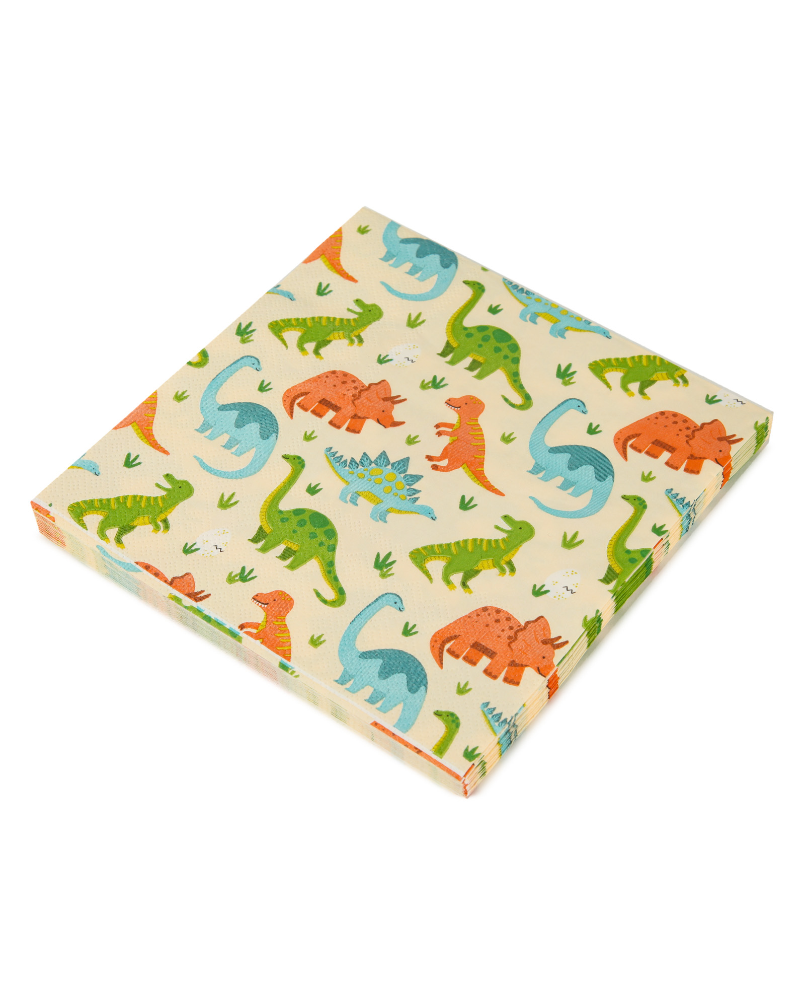 Салфетки Yotoy Динозавры 16шт 3 слоя 33*33см - фото 1