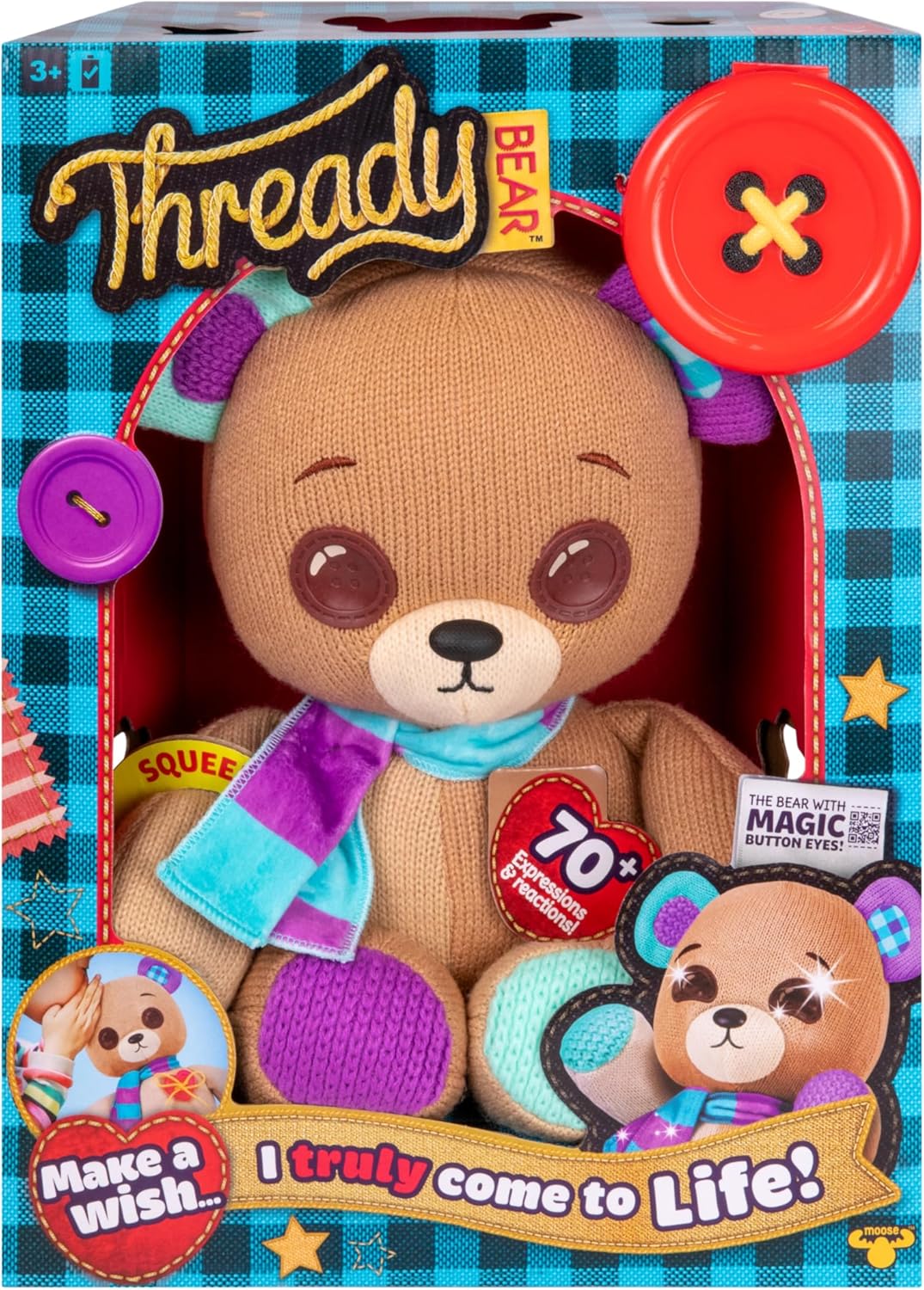 Фигурка Moose Llp+Wp Медвежонок Thready - фото 11