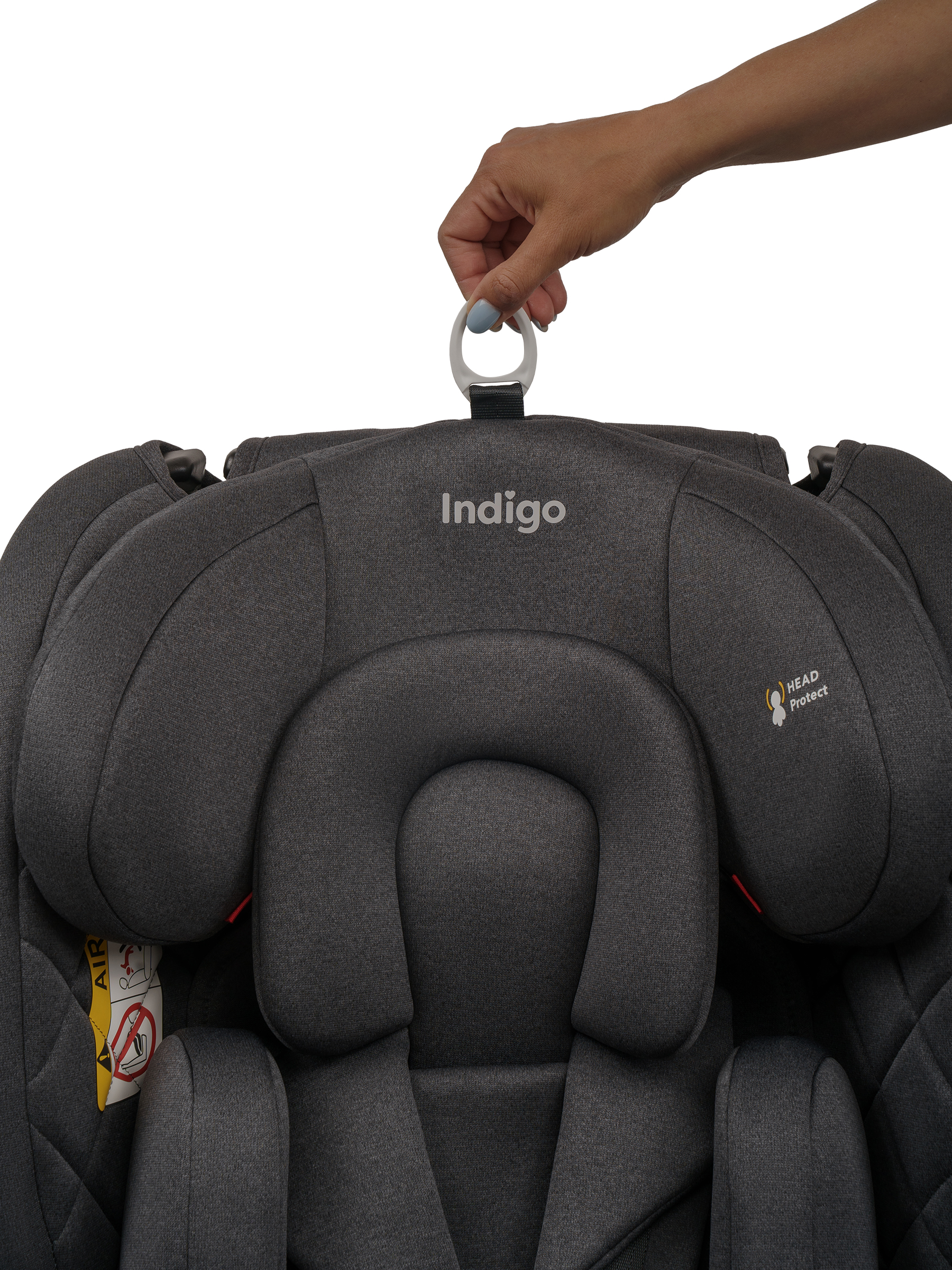 Автокресло Indigo Tourneo S Isofix 0+/1/2/3 (0-36 кг) серый - фото 32