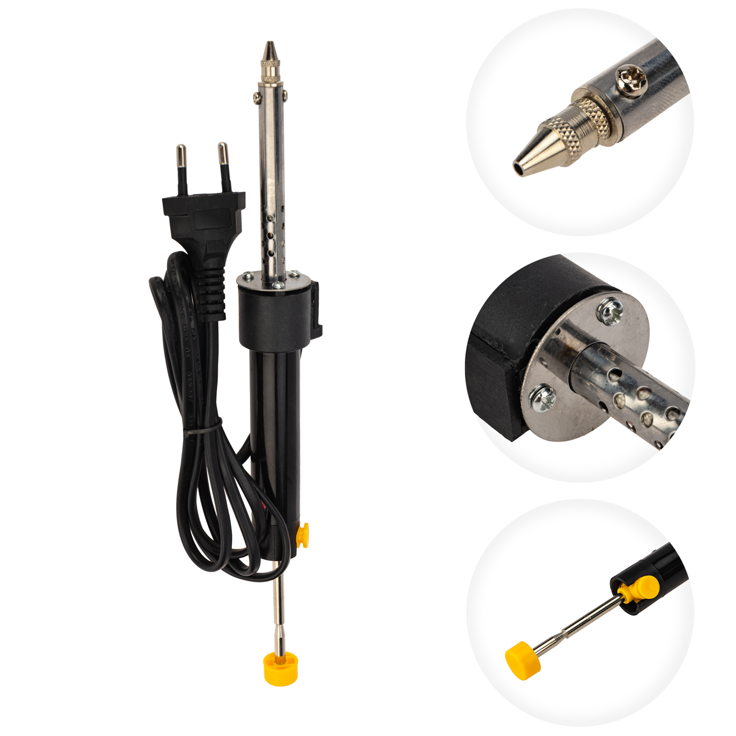 Паяльник с экстрактором припоя, 40Вт, 230В, блистер - фото 8