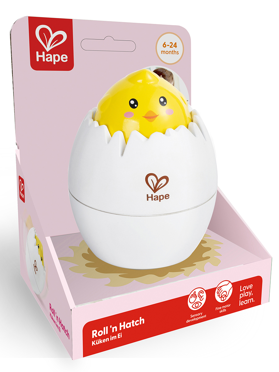 Игрушка Hape неваляшка Цыпленок - фото 11