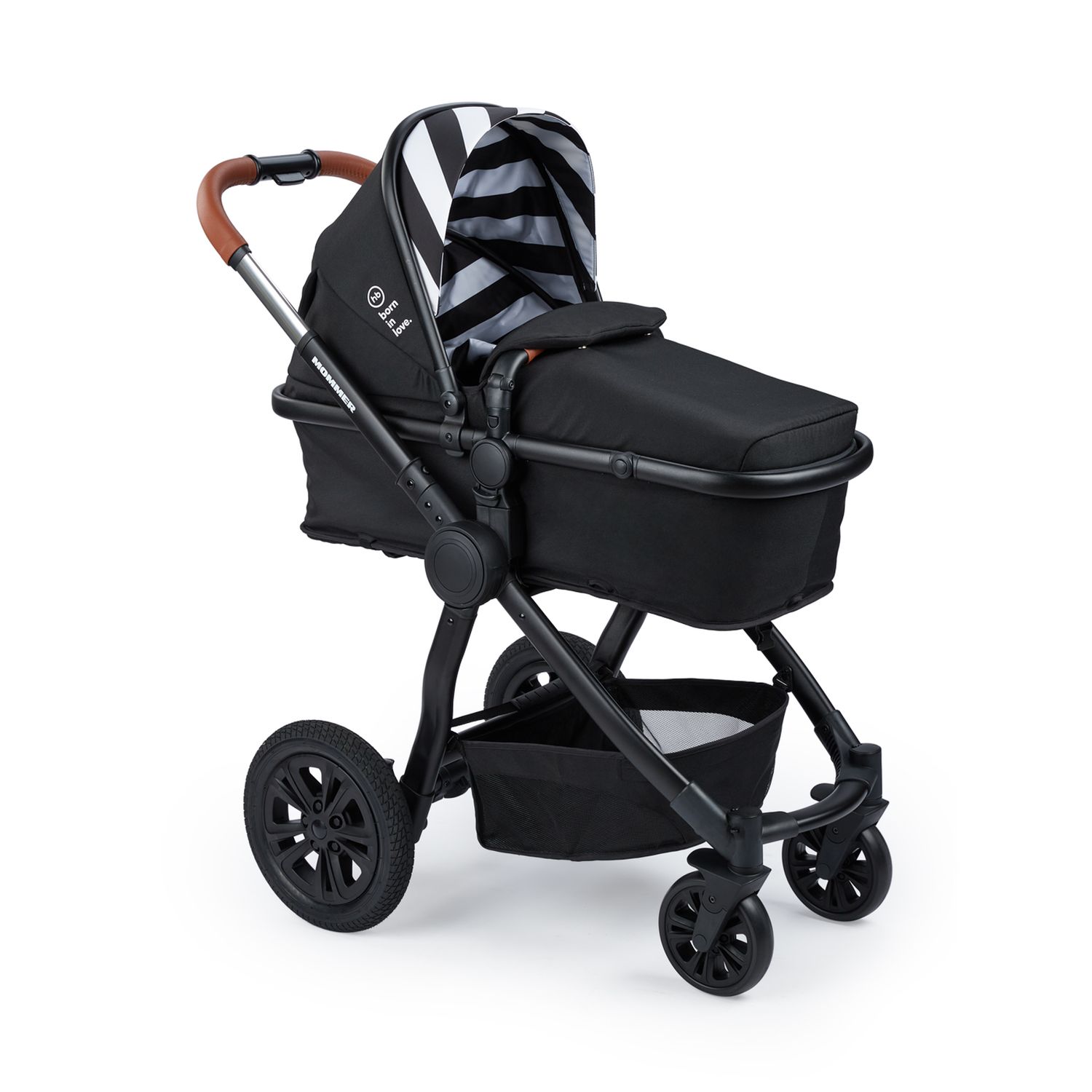 Коляска трансформер Happy Baby черный - фото 8