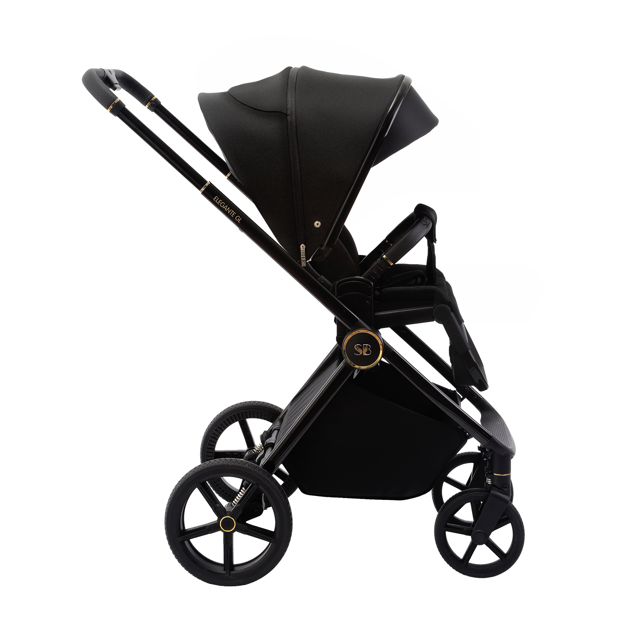 Коляска 3в1 Sweet Baby Elegante GL Black черный - фото 36