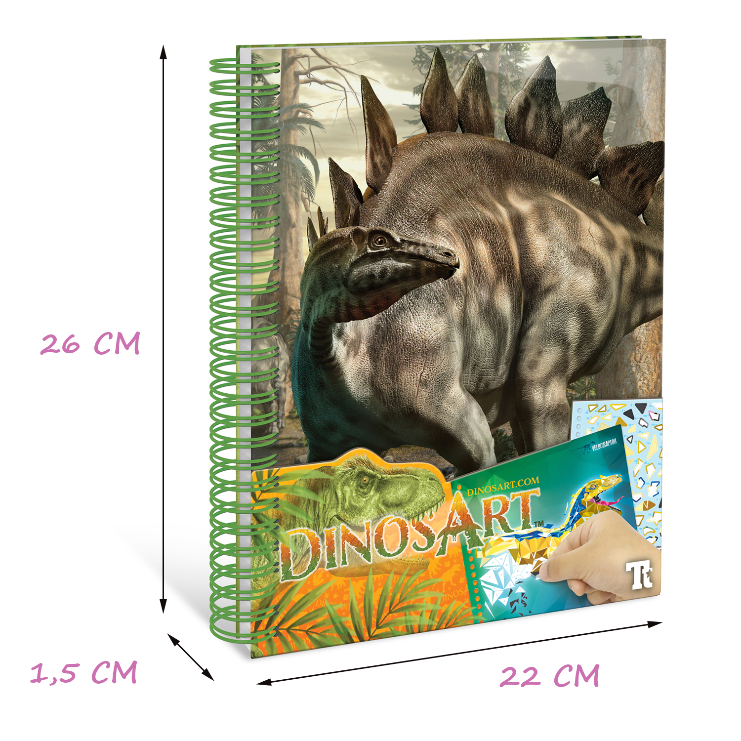 Набор для творчества DinosArt аппликация - фото 3