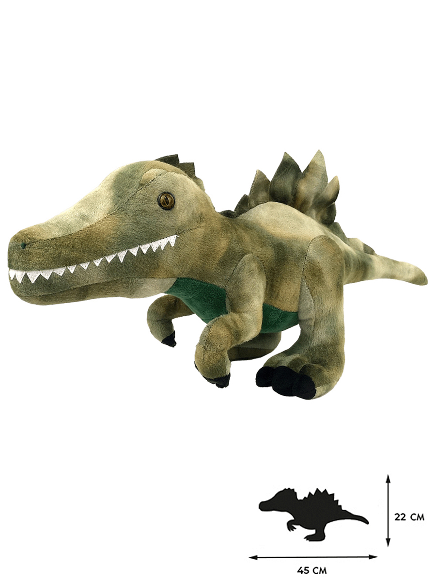 Мягкая игрушка All About Nature динозавр Спинозавр - фото 3