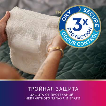 Трусы урологические Tena М 9шт Кремовые