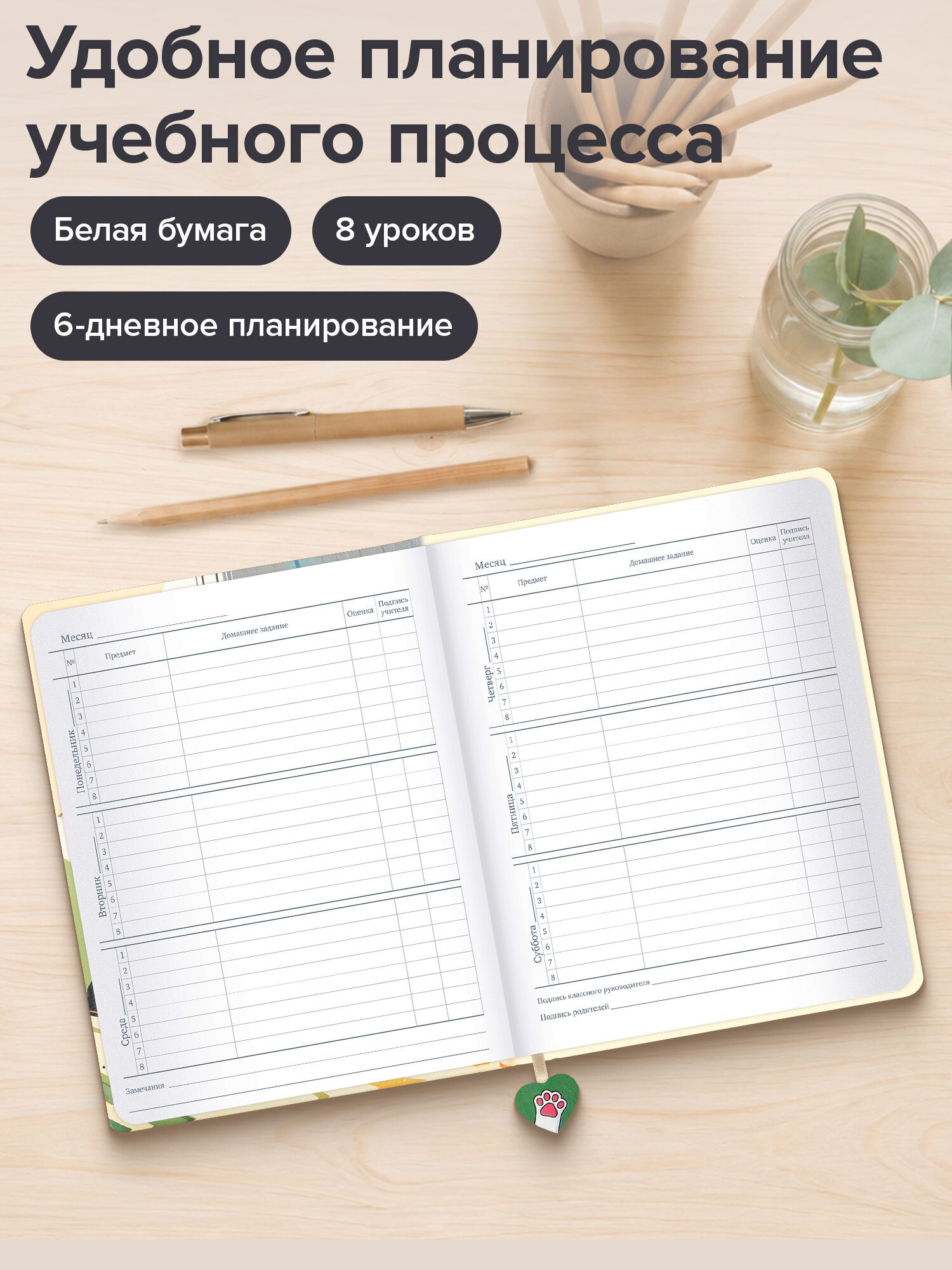 Дневник школьный Brauberg 1-11 класс с котиками канцелярия - фото 3