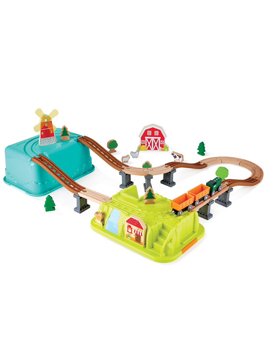 Набор железнодорожный Hape E3783_HP - фото 4