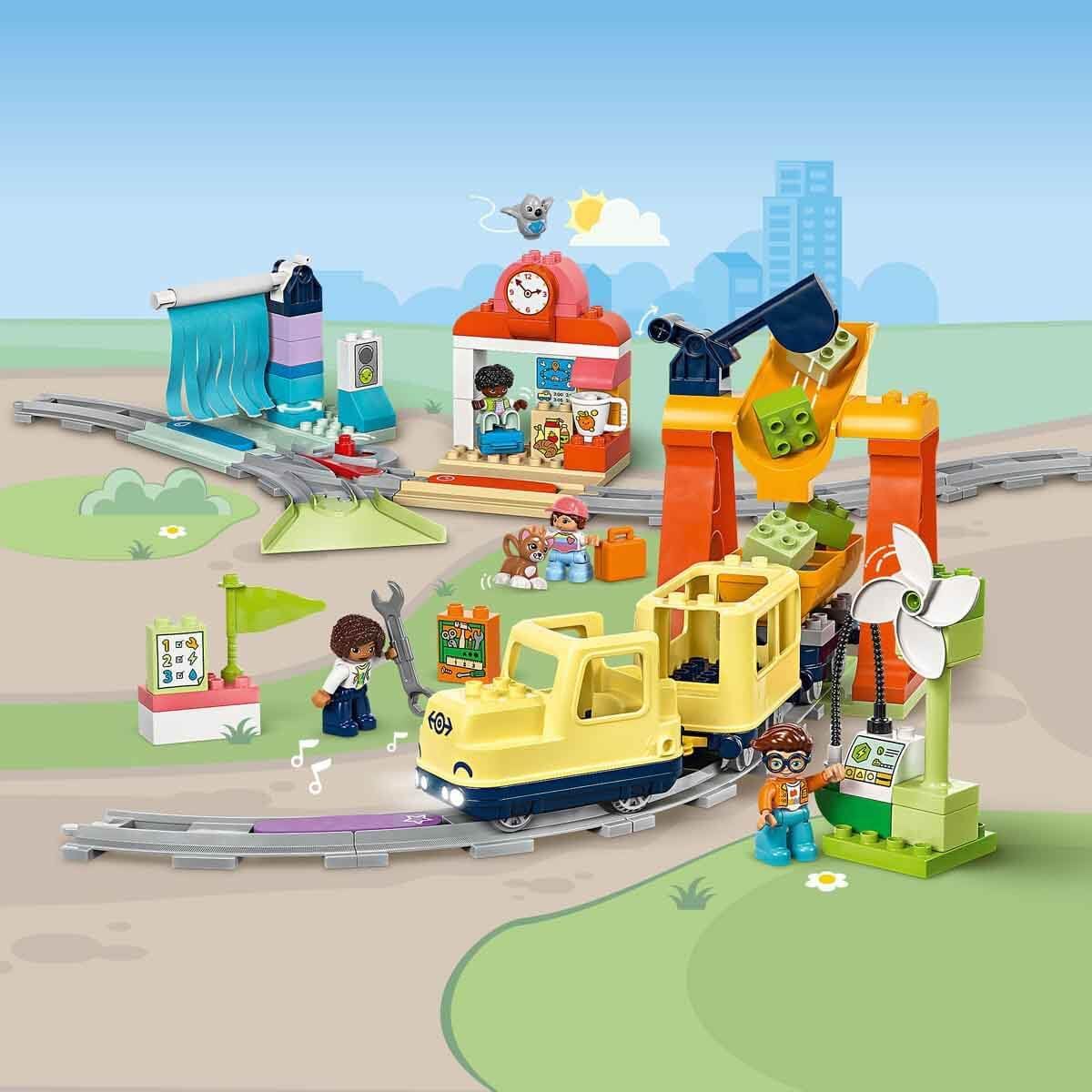 Конструктор LEGO DUPLO Большой пассажирский поезд 103 дет. - фото 6