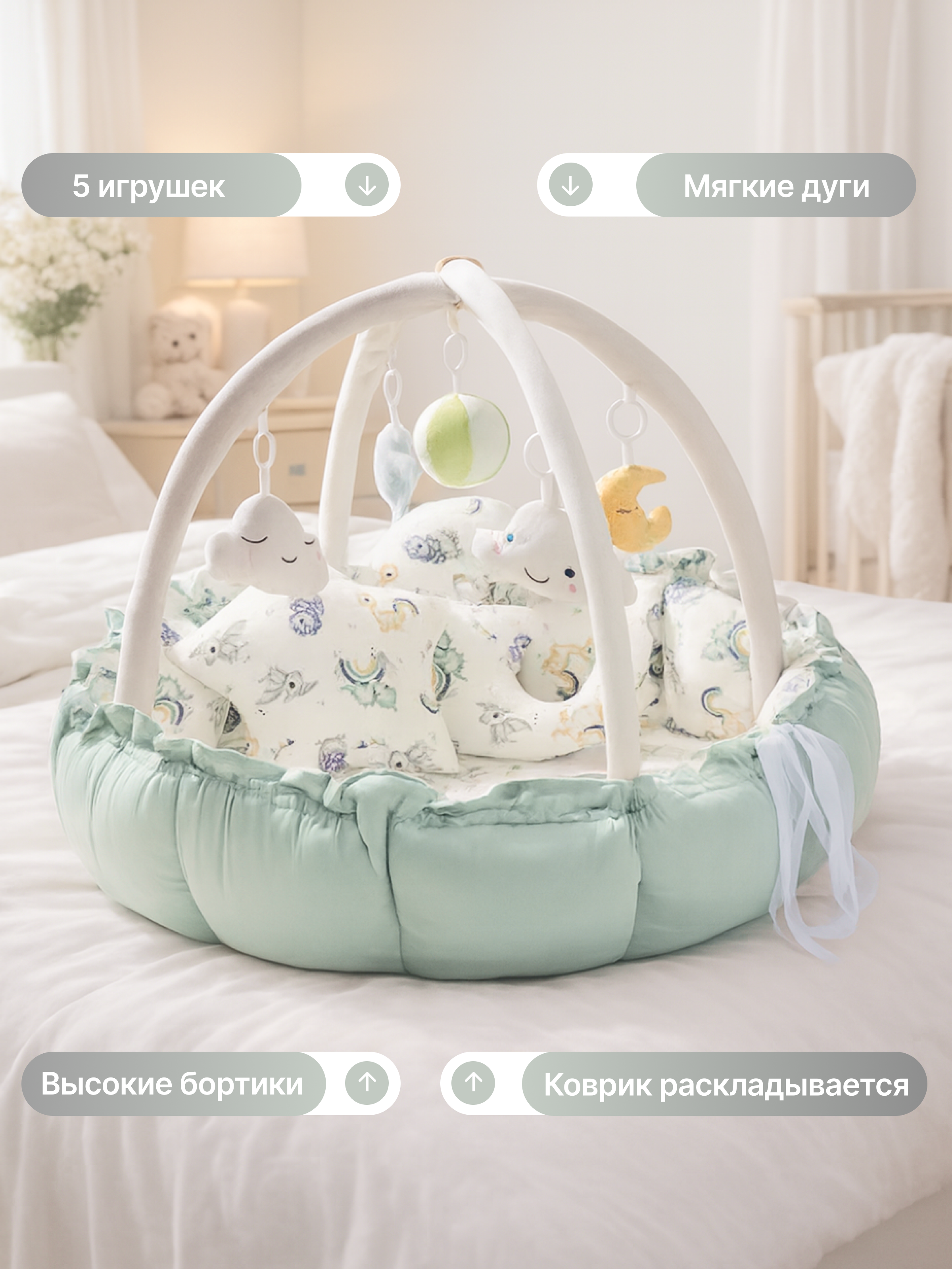 Коврик MyMoon с дугами Коврик - фото 2