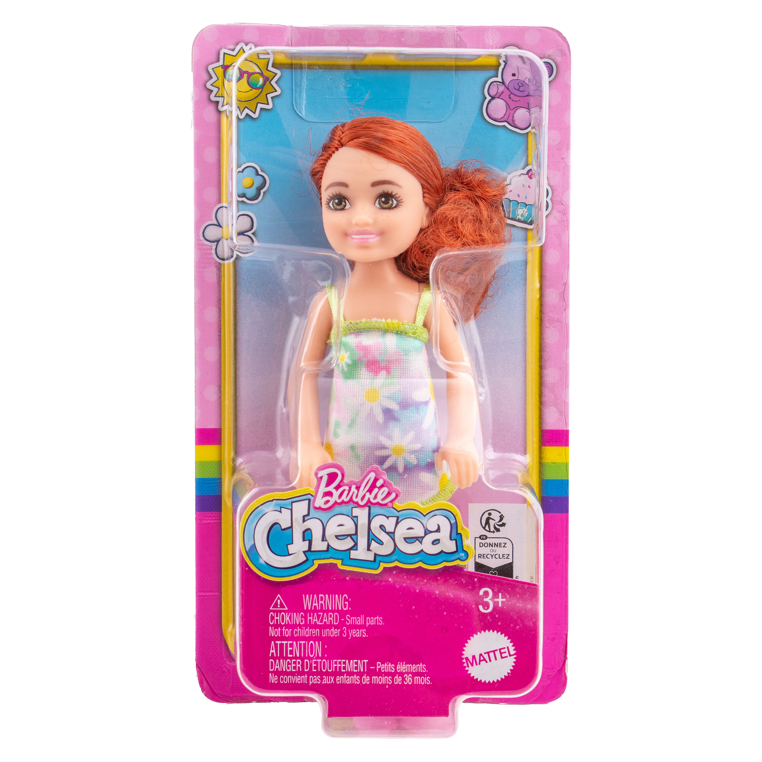 Кукла модельная Mattel Barbie Челси сарафан в цветы DWJ33(HNY56) - фото 6