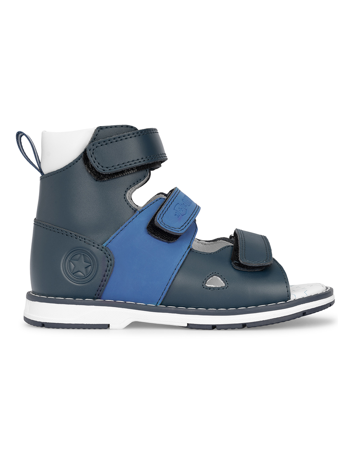 Сандалии ORTMANN kids 7.29_Kristof_голубой / синий микс, о/м - фото 13