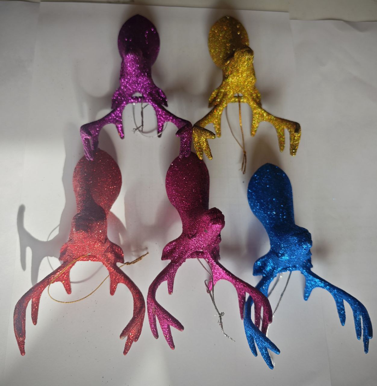 Ёлочное украшение Магия праздника Голова оленя (5шт) - фото 1