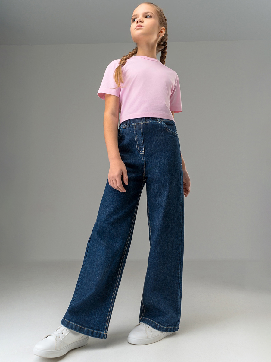 Джинсы HappyFox HF00811т.синий - фото 8