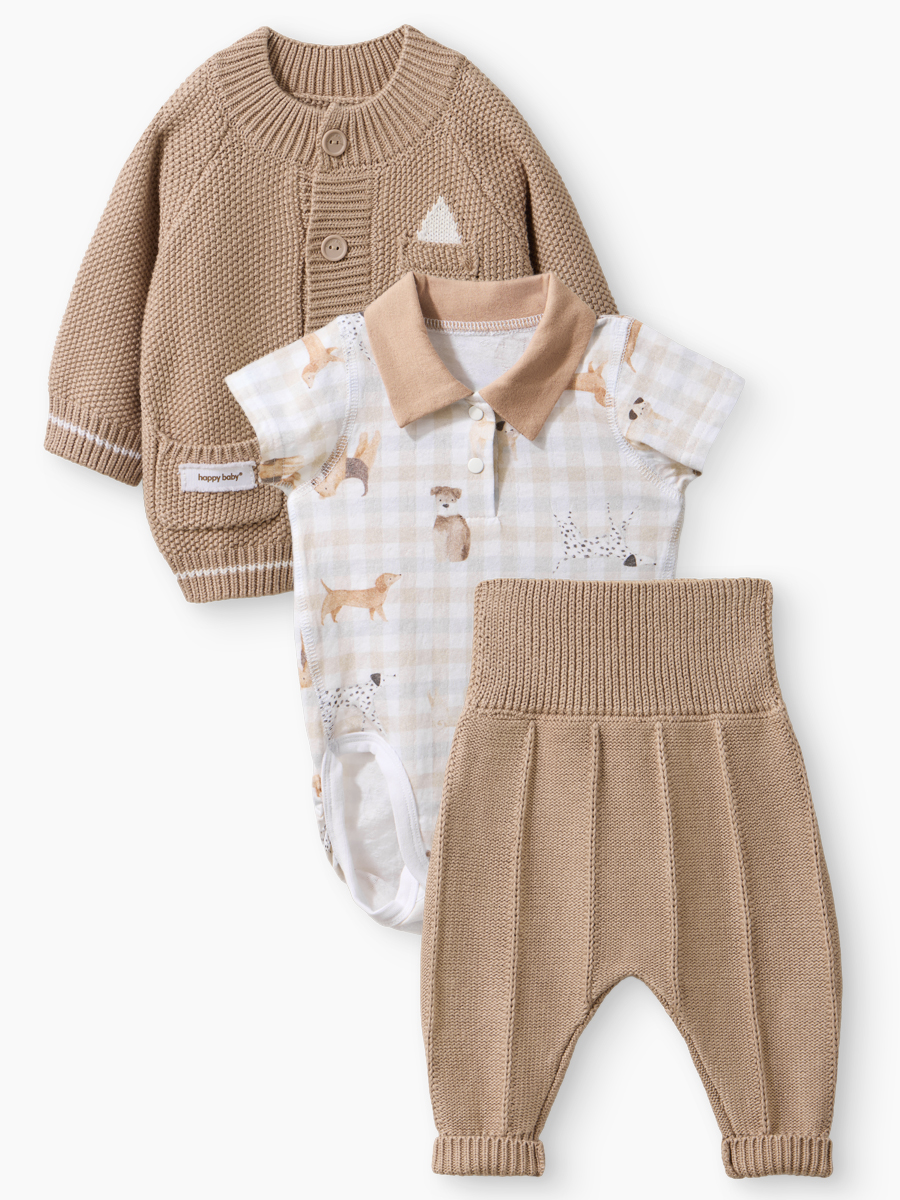 Комплект Happy Baby 90159-0_beige(dog) - фото 4