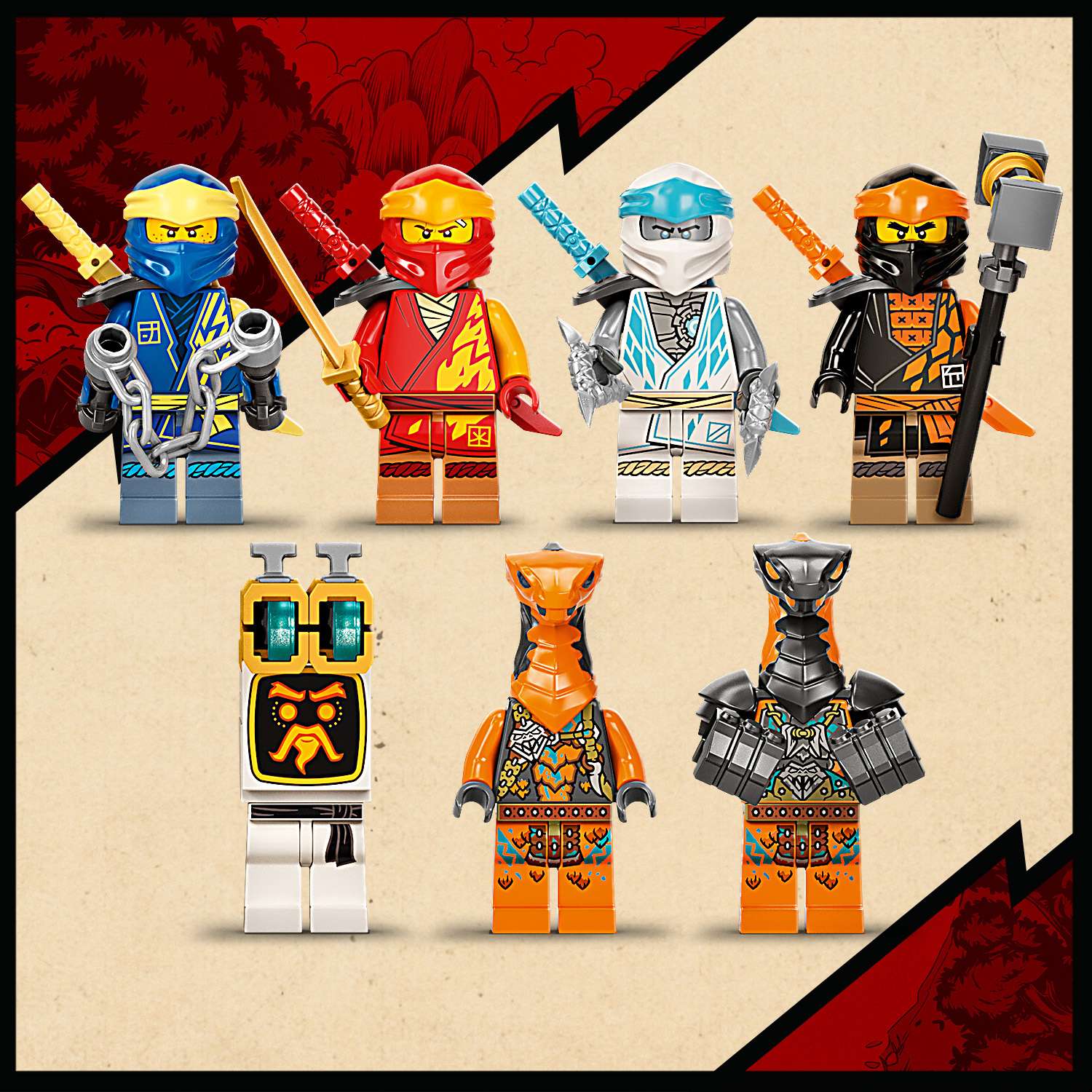 Конструктор LEGO NINJAGO Ультра комбо робот ниндзя - фото 6