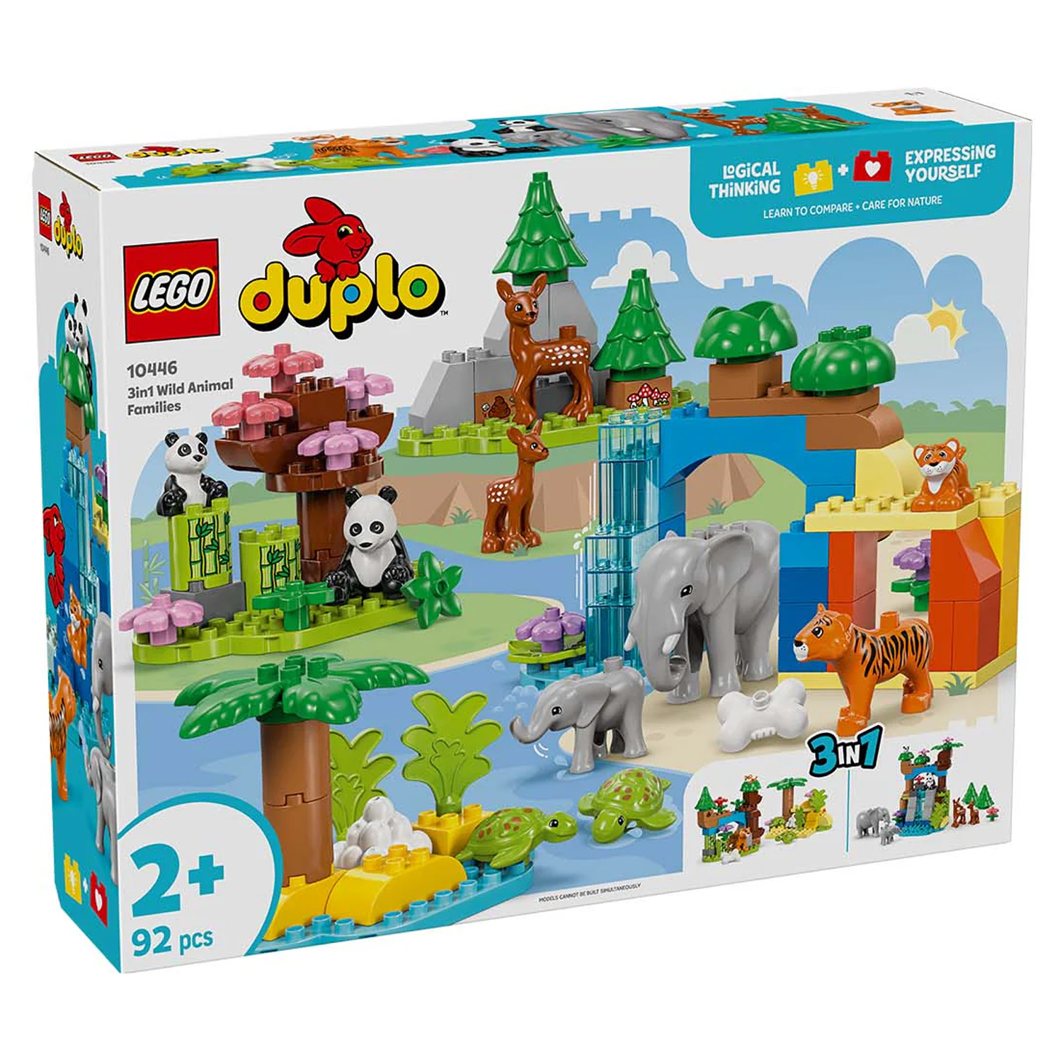 Конструктор LEGO DUPLO Семейства диких животных 92 дет. - фото 9