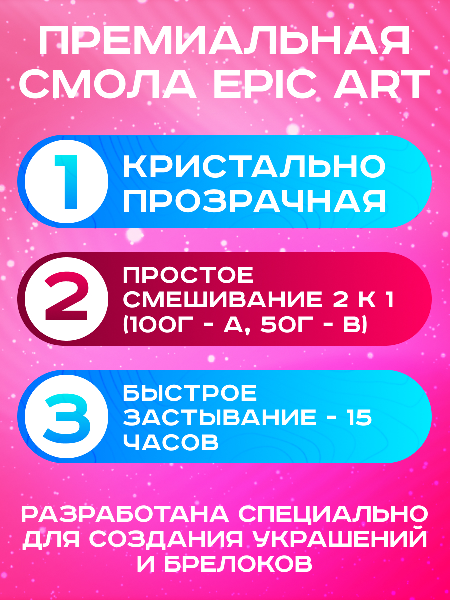Набор для рисования Epic Art творчество эпоксидной смолой - фото 11