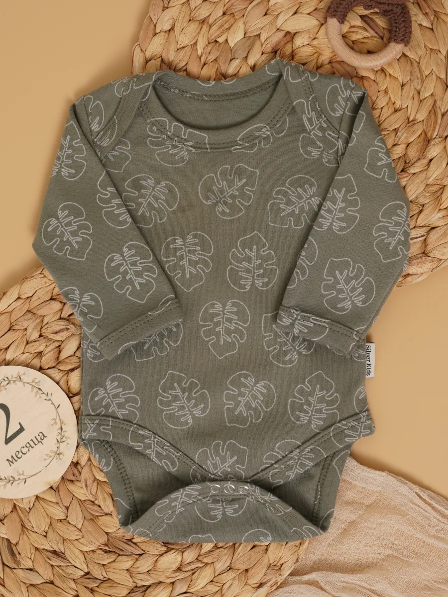 Боди 3 шт Супер Пупс нбр/3пр/боди/SK20хакилисточкиветочки - фото 22