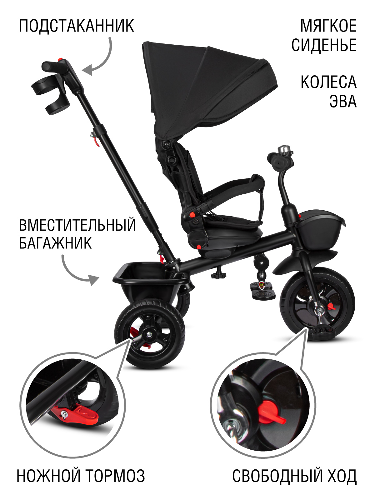 Трехколесный велосипед CITYRIDE - фото 2