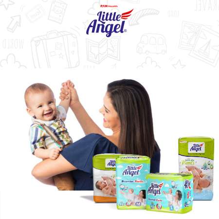 Трусики LittleAngel NB 28 шт.
