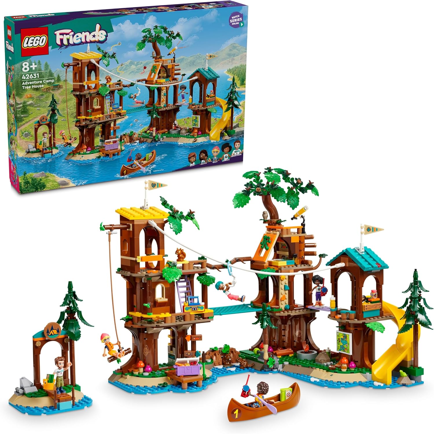 Конструктор LEGO Friends Домик на дереве 1128 дет. - фото 1