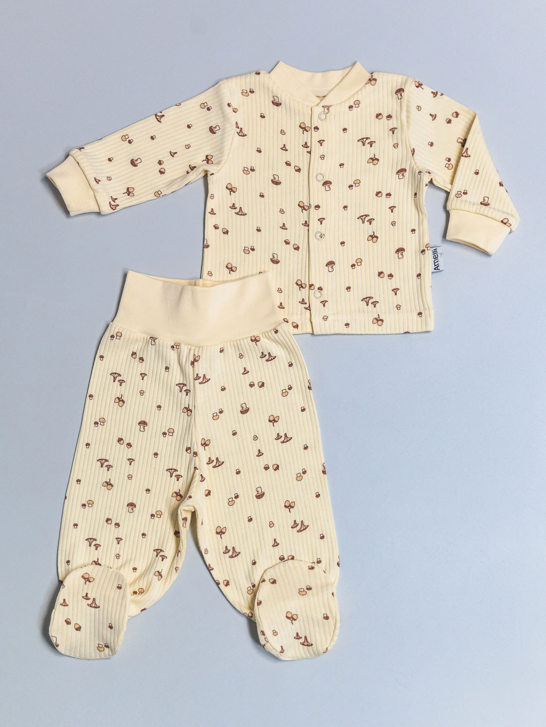 Кофточка и ползунки Amelli КЛ.330.011.3.0.171Р62жел - фото 1