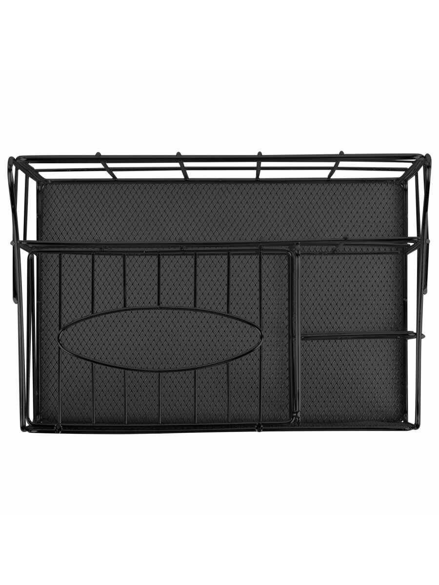 Органайзер для косметики и канцелярии MONTE VITA металлический настольный 4 секции - фото 9