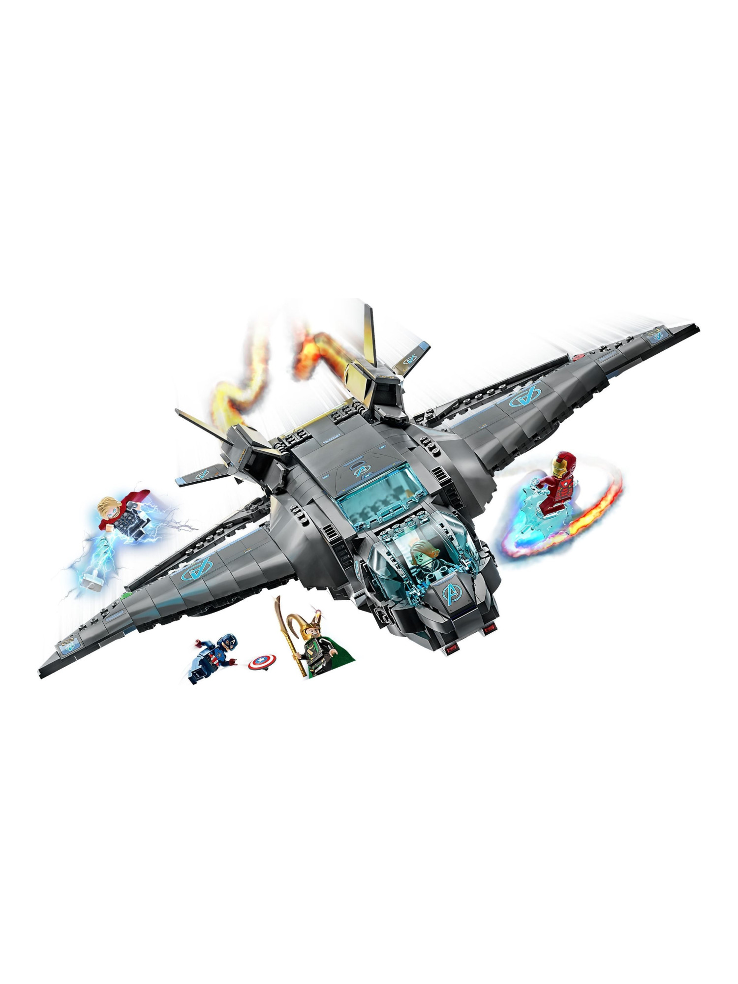 Конструктор LEGO Marvel Super Heroes Квинджет Мстителей 795 дет. - фото 3