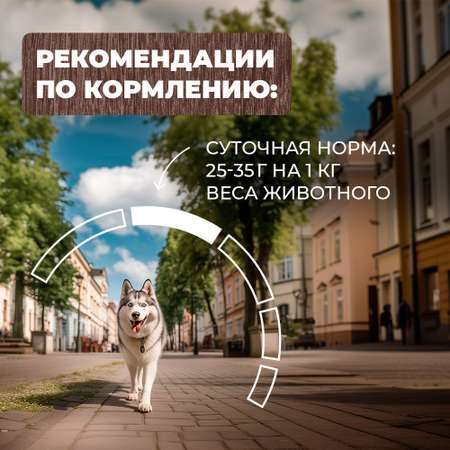 Корм для собак Родные корма жареха мясная по-двински 970г