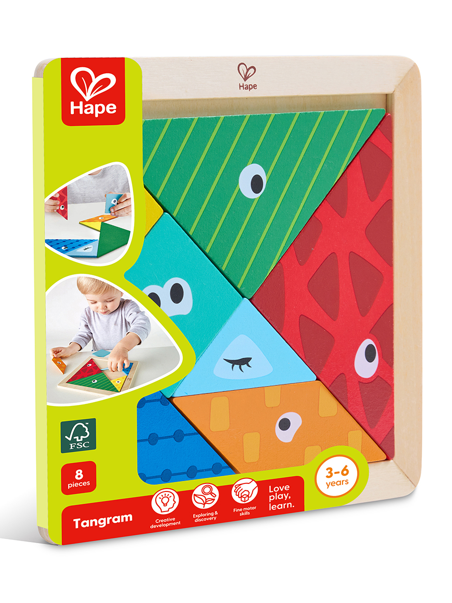 Настольная игра Hape Танграм - фото 6