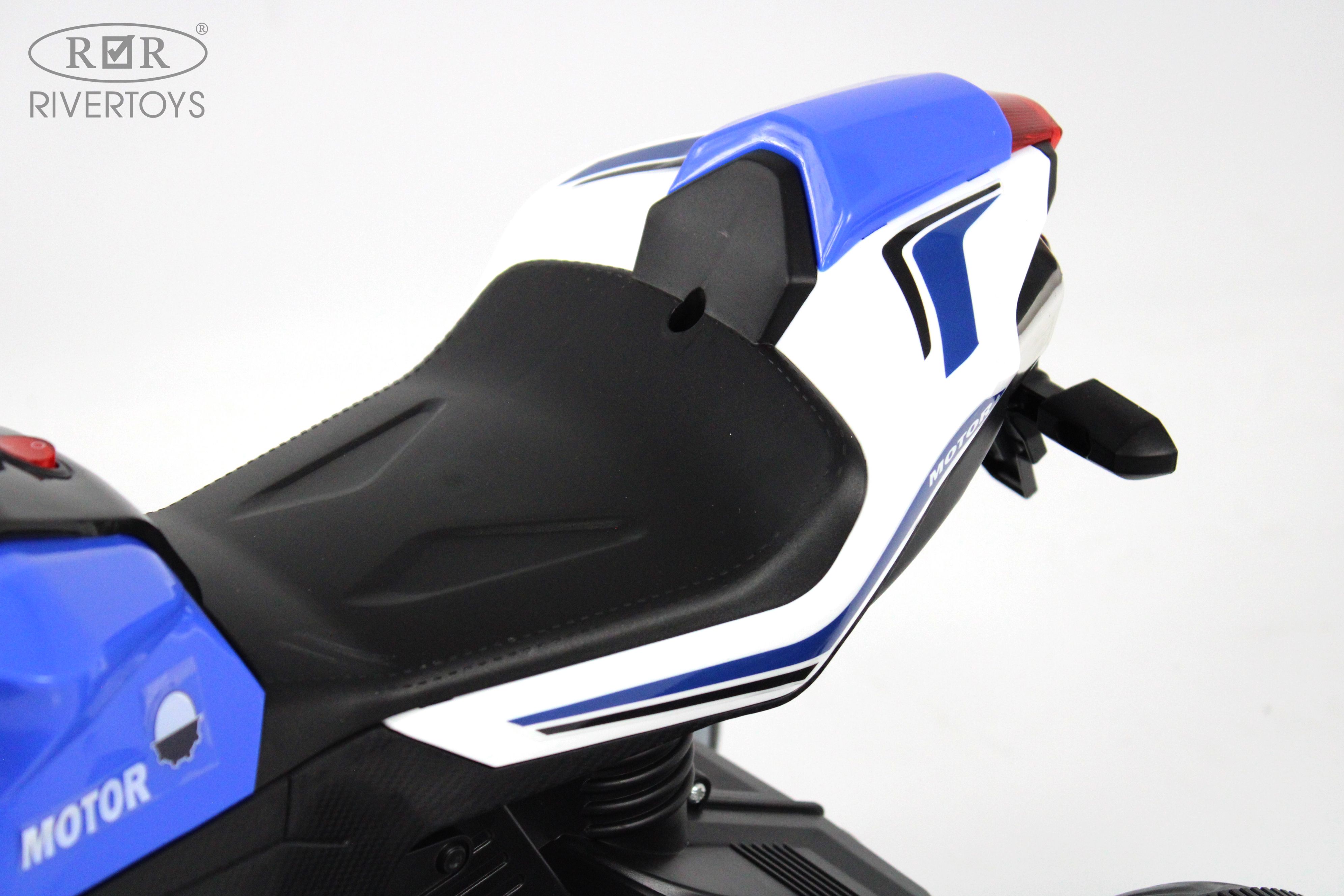 Электромобиль RIVERTOYS K222AM-BLUE - фото 8