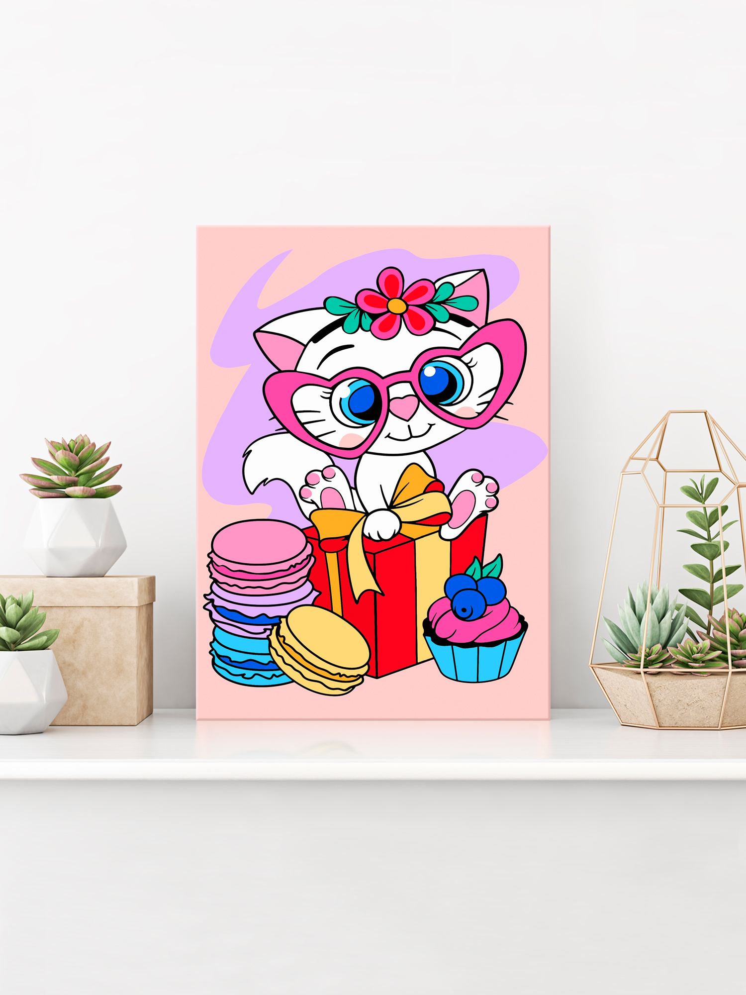 Картина по номерам Hobby Paint Я твой подарочек в ассортименте - фото 3