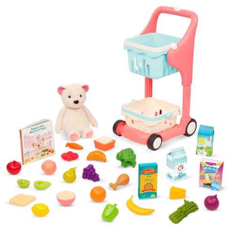 Игровой набор Battat тележки и корзинки