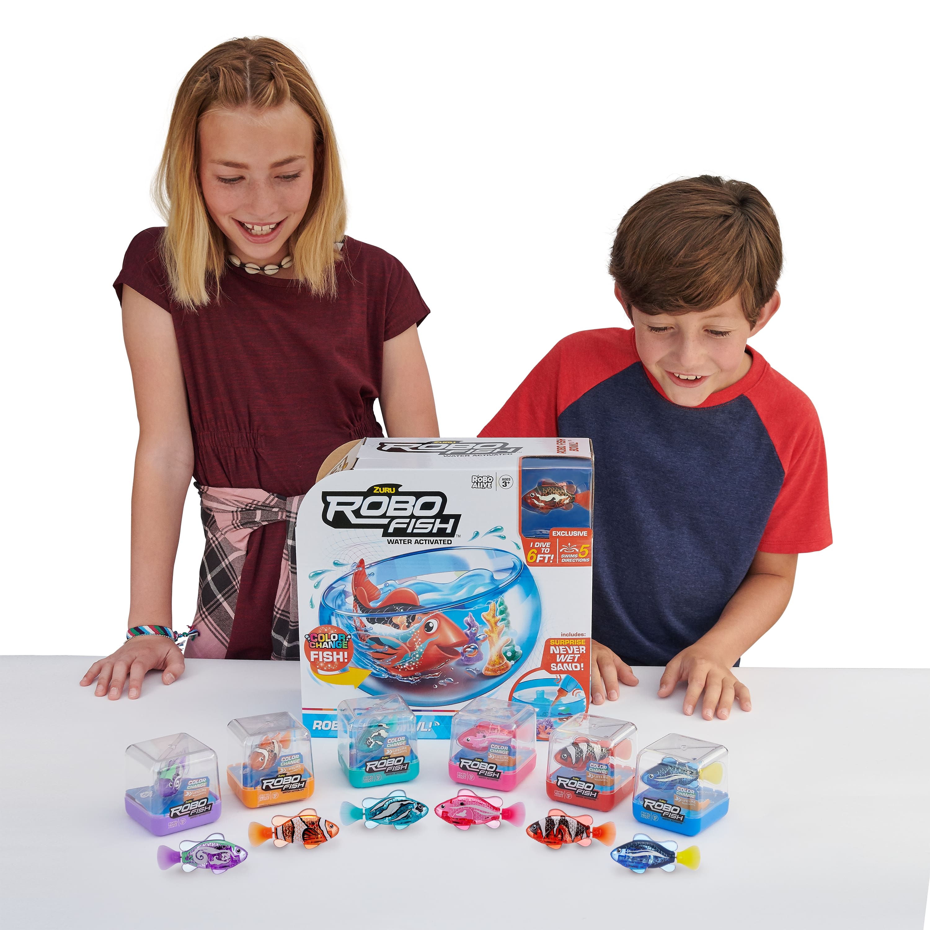 Игровой набор Zuru ROBO ALIVE Рыбка с аквариумом - фото 2